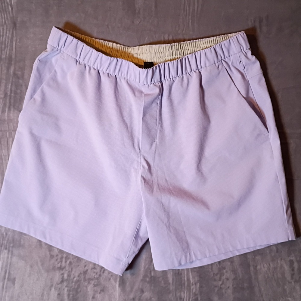 Lululemon Bowline Short Ripstop Lavender Purple Mens LM7BNQS Size L XL 34 36